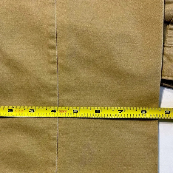 Lee relaxed fit classic 4 pocket style women pants size 16 medium color flax - Picture 6 of 15